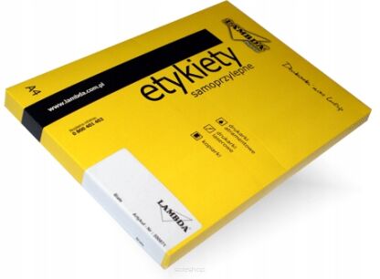 Etykiety samoprzylepne