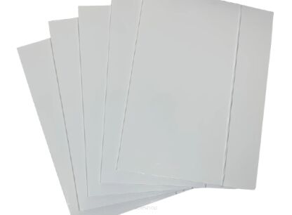 Teczka z gumką Konfex TG-06 A4 biała 20 szt.