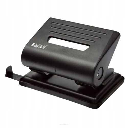 Dziurkacz biurkowy Eagle 837 czarny 25 kart.