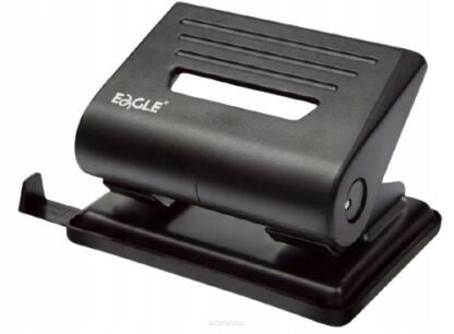 Dziurkacz biurkowy Eagle 837 czarny 25 kart.