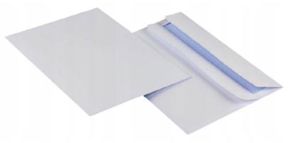 Koperta bez okienka C6 (114 x 162 mm) biały